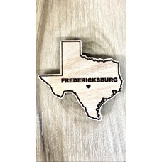 Water House Patio Fredericksburg Texas Magnet.