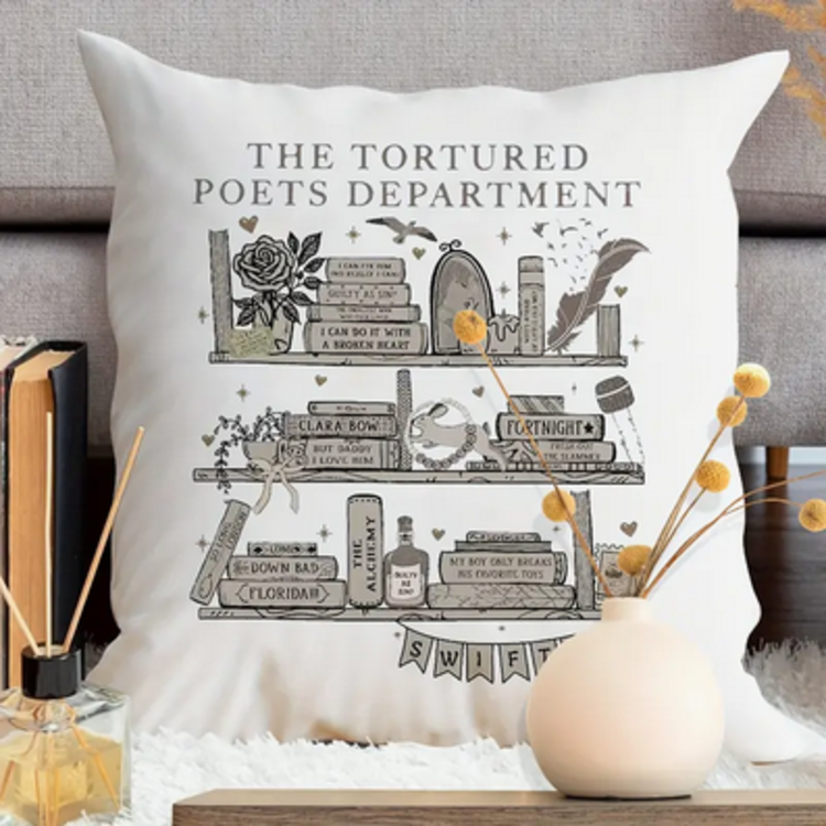 Taylor Swift Pillow Tortured Poets Department