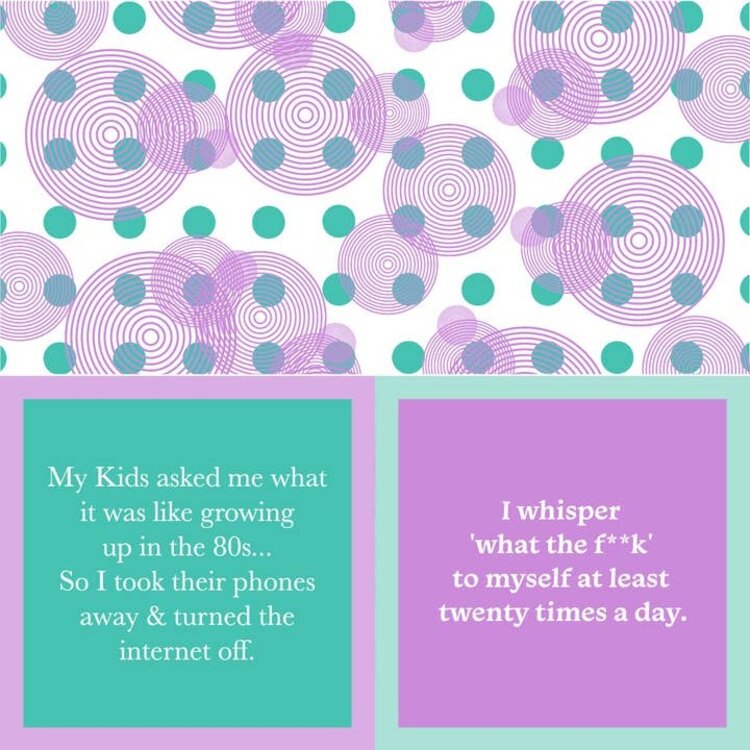 Drinks on Me Napkin Growing Up in 80's