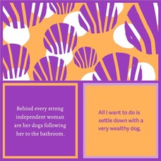 Drinks on Me Napkin Wealthy Dog