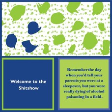 Drinks on Me Napkins Alcohol Poisoning/Shitshow