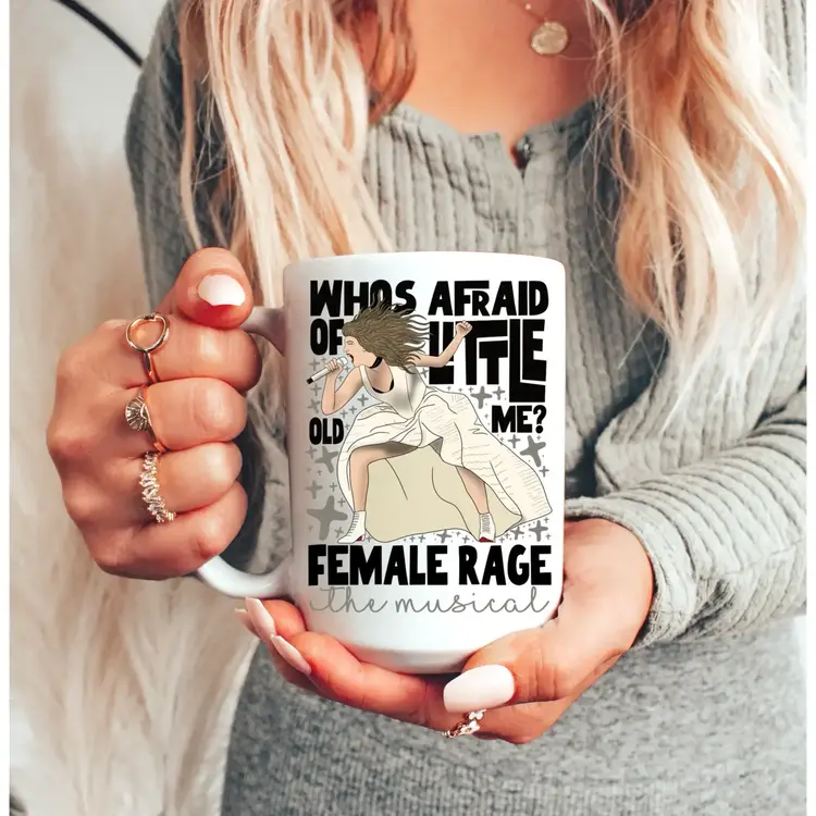 Ace the Pitmatian Co Taylor Swift Female Rage Coffee Mug