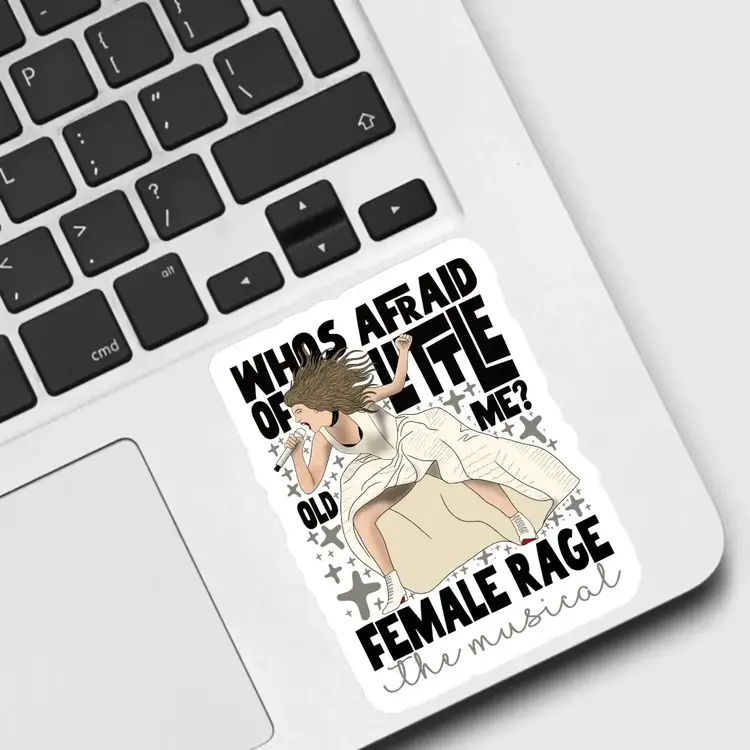 Ace the Pitmatian Co TTPD Female Rage Sticker