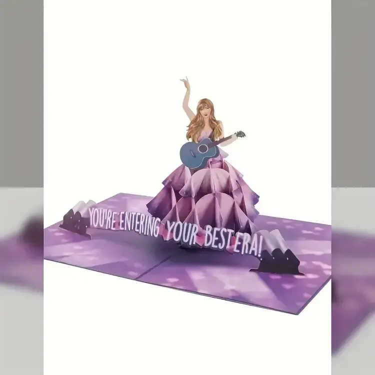 Taylor Swift 3D Pop Up Birthday Card