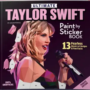 Wellspring Activity Book - Taylor Swift Sticker Painting