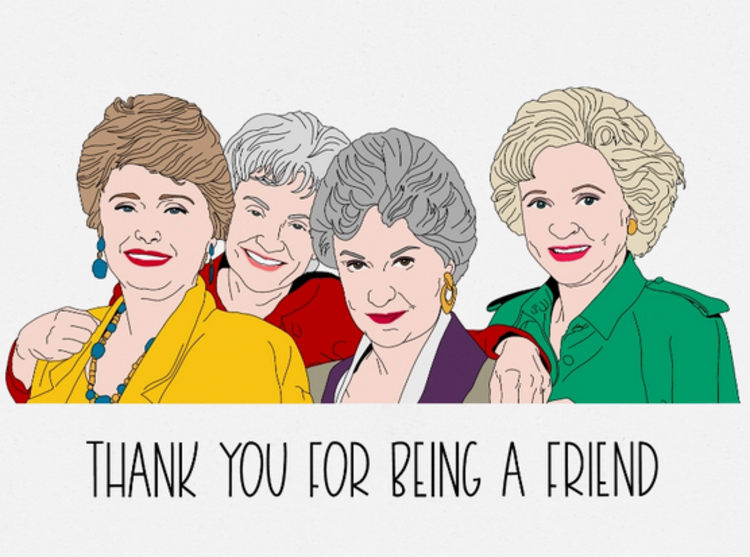 Sammy Gorin Golden Girls Greeting Card