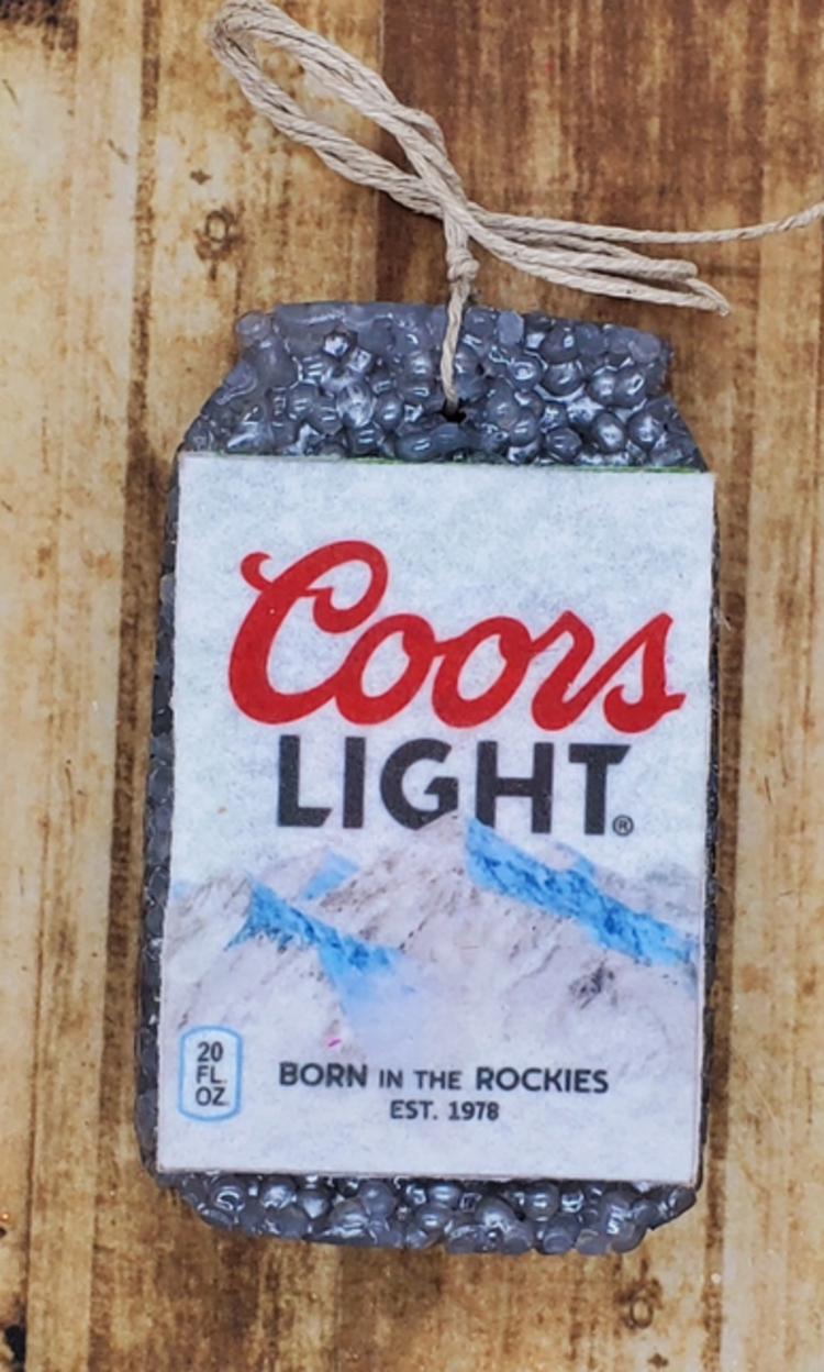 Leafcutter Candle Co. Coors Light Can  Freshie Saltwater Cowboy