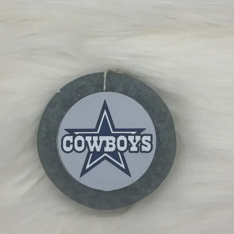 Leafcutter Candle Co. Dallas Cowboys Car Freshner- Strawberry Leather