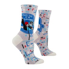 Fuck Off, I'm Gaming Crew Socks Women