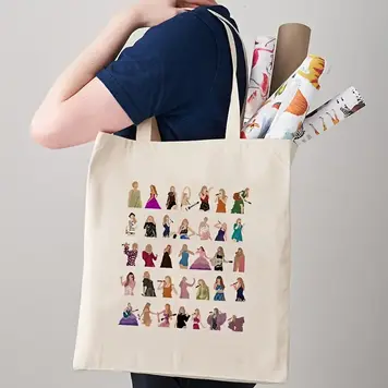 Taylor Swift Tote Bag - Outfit Changes