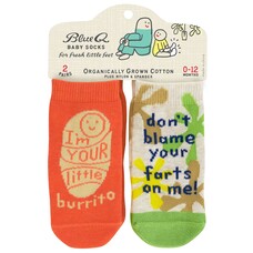 Little Burrito/Don't Blame Me Baby Socks