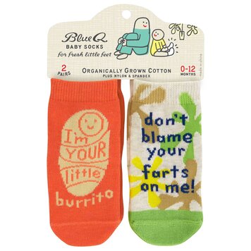 Little Burrito/Don't Blame Me Baby Socks