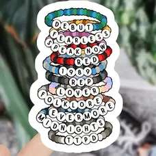 Ace the Pitmatian Co Taylor Swift Friendship Eras Sticker