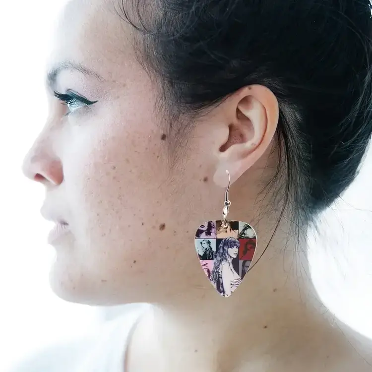 Taylor Swift Eras Tour Guitar Pick Earrings
