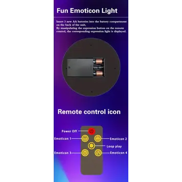 Fun LED Emoticon Car Sign