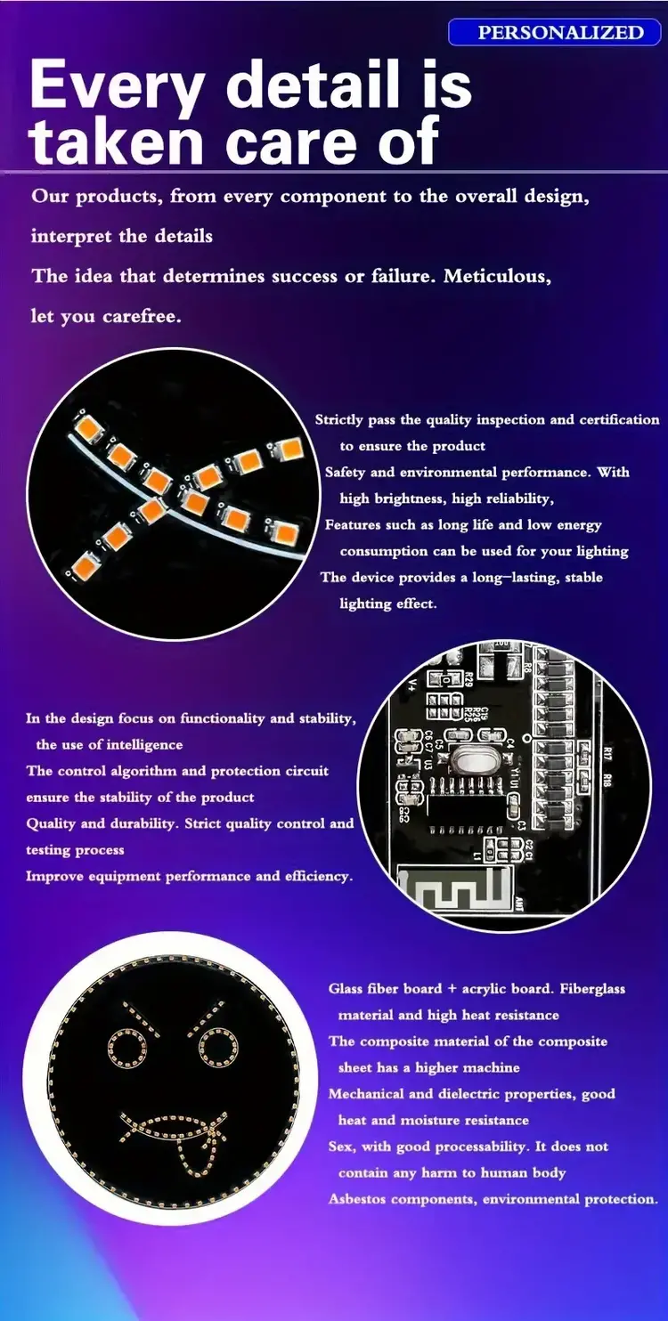 Fun LED Emoticon Car Sign