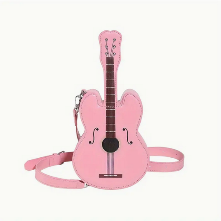 Guitar Shaped Crossbody Bag
