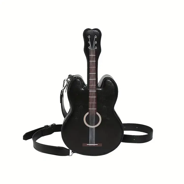 Guitar Shaped Crossbody Bag