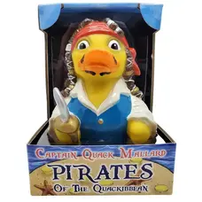 CelebriDucks Captain Quack Mallard Rubber Duck
