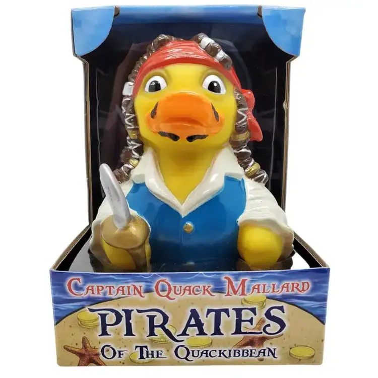CelebriDucks Captain Quack Mallard Rubber Duck