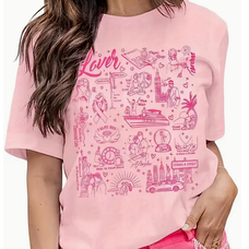 Taylor Swift Lover T-Shirt Pink L