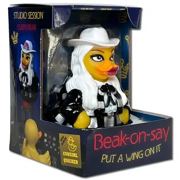 CelebriDucks Beak-On-Say - "Put A Wing On It" Rubber Duck