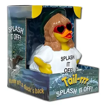 CelebriDucks Tail-Rrr - Splash It Off ! Rubber Duck