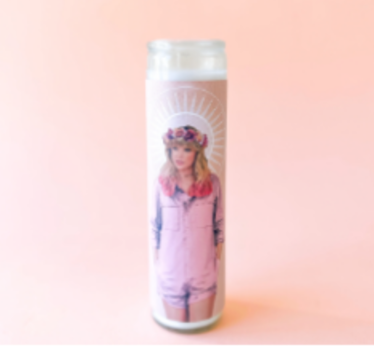 Flaming Feminist Taylor Swift Lover Candle