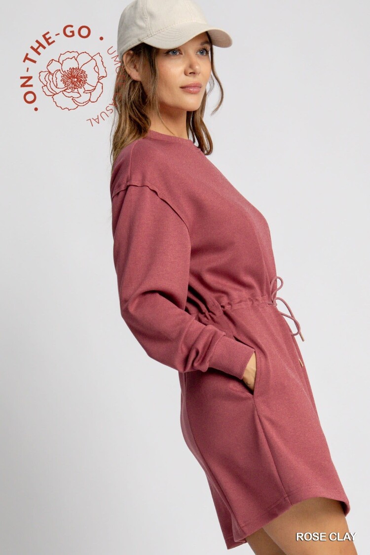 Umgee Buttery Soft Knit Mini Dress