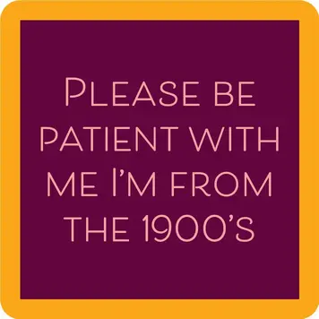Drinks on Me 1900's Coaster