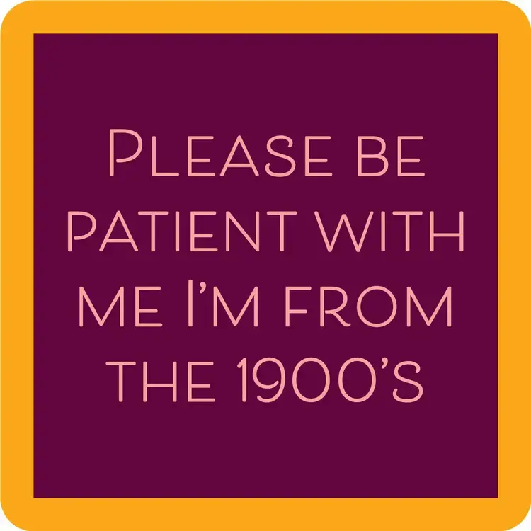 Drinks on Me 1900's Coaster