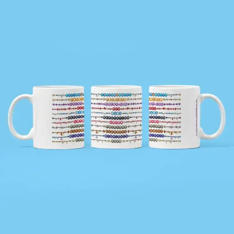 Lucky Mfg. Co. Taylor Swift Albums Charm Bracelets 11oz Mug