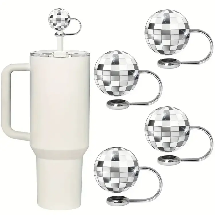 Disco Ball Straw Topper