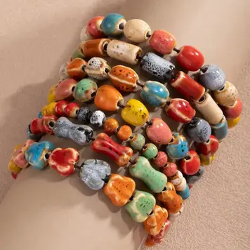 Multicolor Bead Bracelet Mini Round