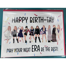 Happy Birth-tay Card Welcome to Next Era Red Envelope