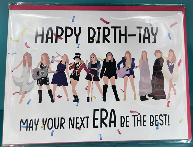 Happy Birth-tay Card Welcome to Next Era Red Envelope