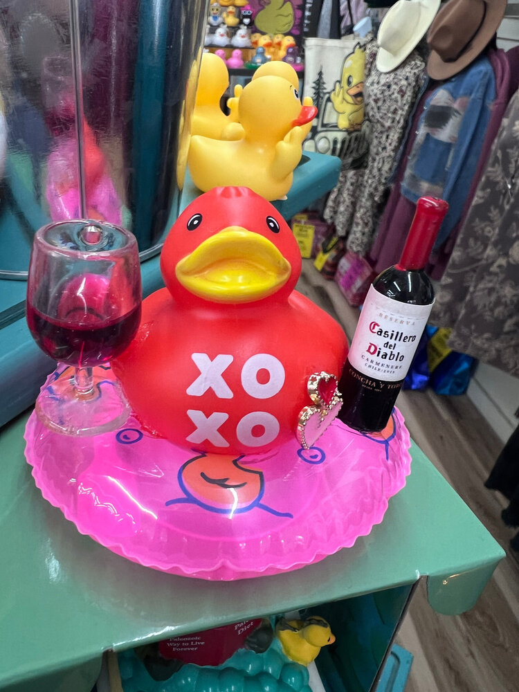 Valentines Mini Duck on Floatie