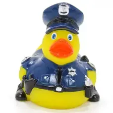 Ducks in the Window Policeman Rubber Duck