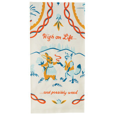 High On Life Dish Towel