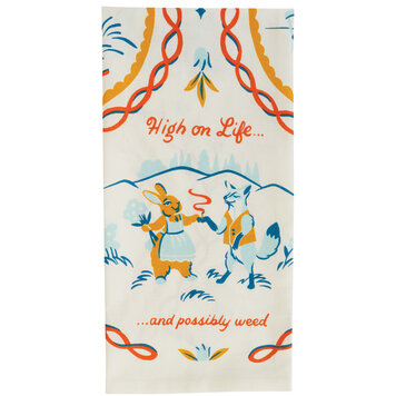 High On Life Dish Towel