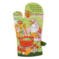 Wine In My Mouth Oven Mitt
