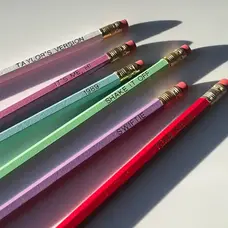 Taylor Swift Engraved Pastel Pencil Set