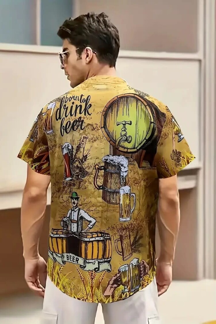 Vintage Beer Hawaiian Shirt