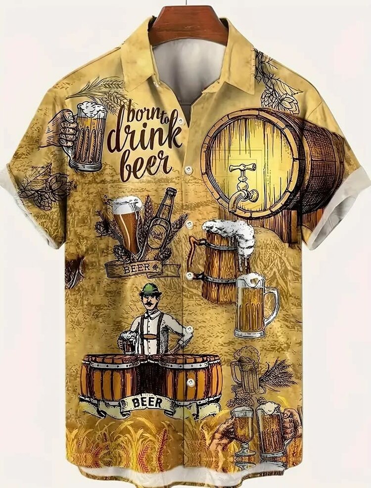 Vintage Beer Hawaiian Shirt