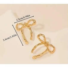 Vintage Bow knot Stud Earrings