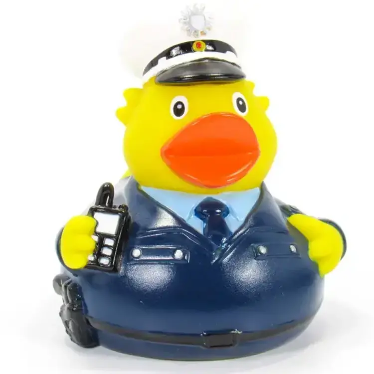 Ducks in the Window Police Officer Rubber Duck