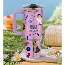 40oz Taylor Swift Purple Tumbler