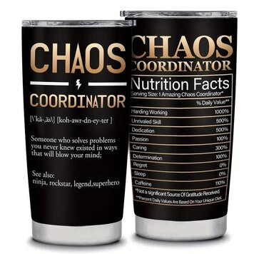 20oz Chaos Coordinator Tumbler