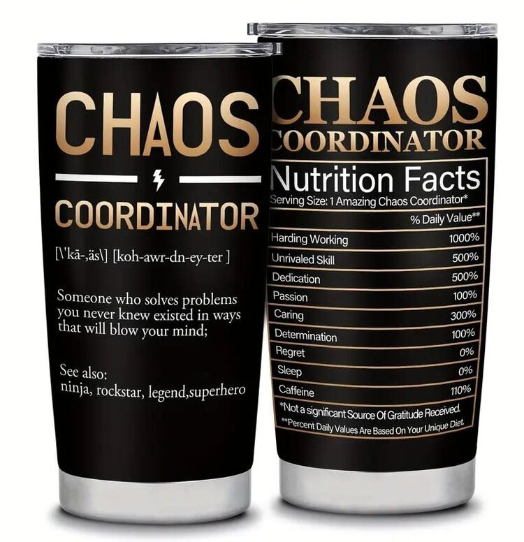 20oz Chaos Coordinator Tumbler