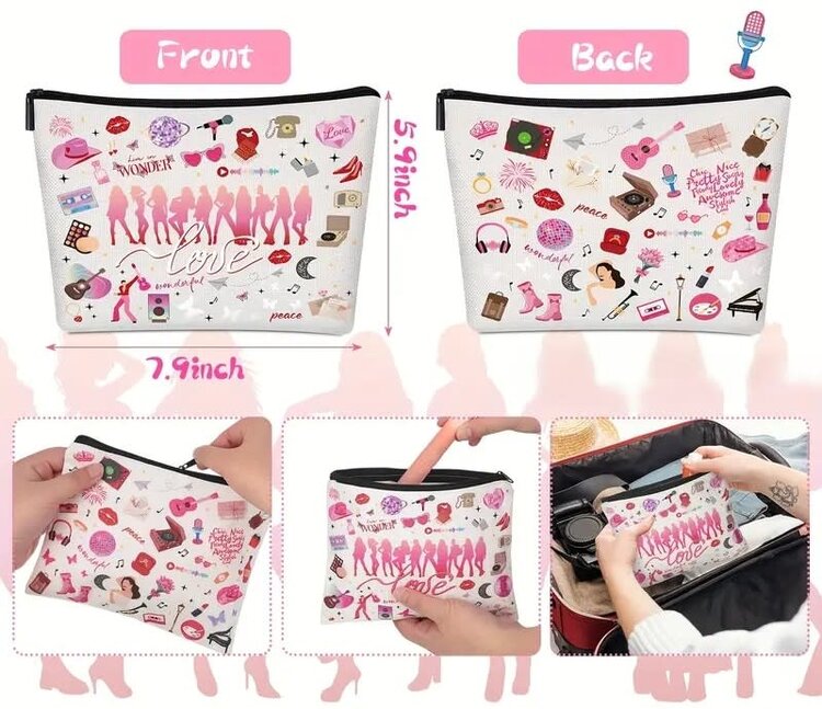 Taylor Swift Silhouette Cosmetic Bag